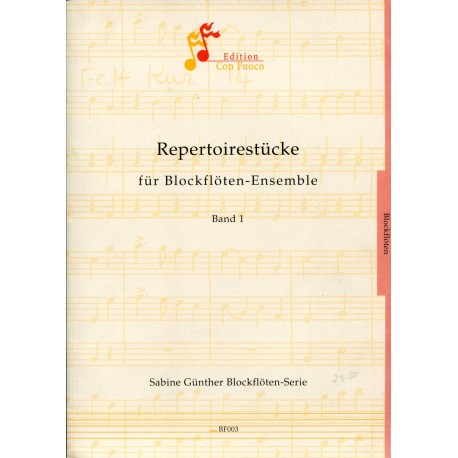 Repertoire Pieces for Recorder Ensemble