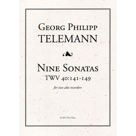Nine Sonatas Telemann