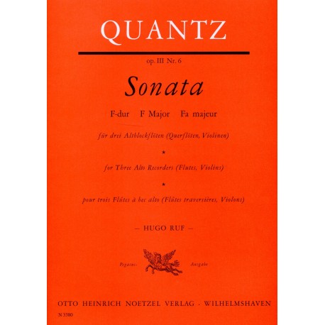 Sonata F Major Op.3 No.6