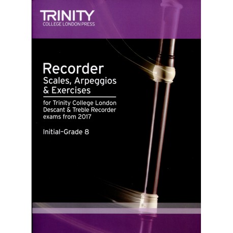Trinity Recorder Scales and Arpeggios Initial-Grade 8