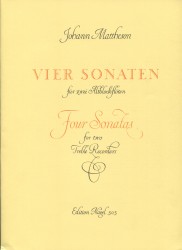4 Sonatas Op 1 Edition Nagel