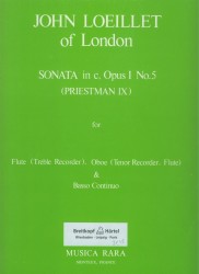 Trio Sonata in C minor Op 1, No 5