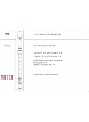 Versos de Magnificat, Versos del Sexto tono, 1578