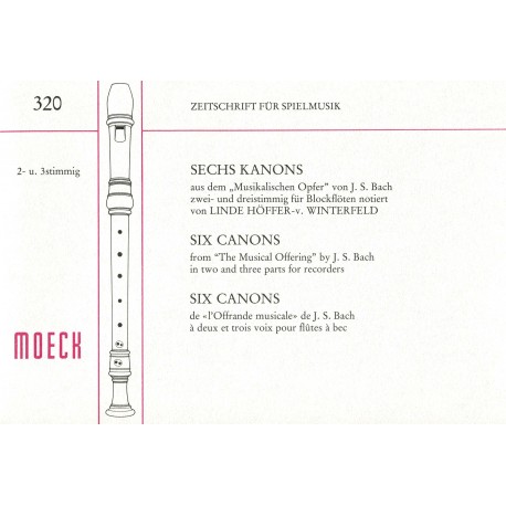 Six Canons from "The Musical Offering" by J.S. Bach