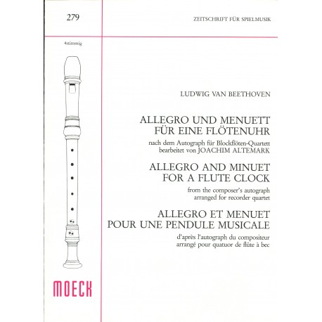 Allegro and Minuet for a Flute Clock