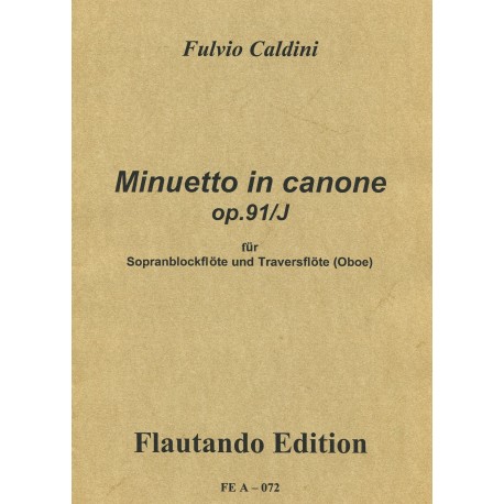 Minuetto in canone op.91/J
