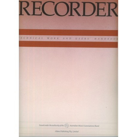 Recorder Technical Work and Users' Handbook