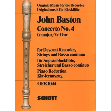 John Baston Concerto No. 4 in G major