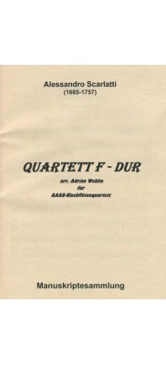 Scarlatti Quartet in F Major for AAAB recorders