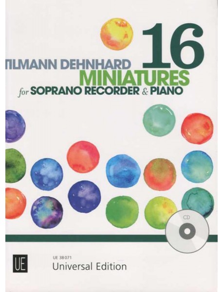 16 Miniatures for Descant Recorder & Piano