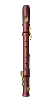 E3 Treble Recorder with e' foot extension in Stained Pear