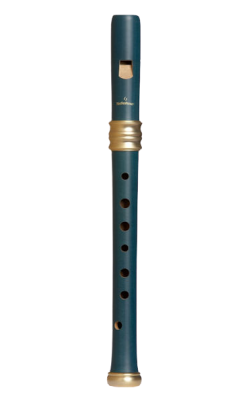 Adri's Dream Descant Recorder (Single holes), Blue Pearwood