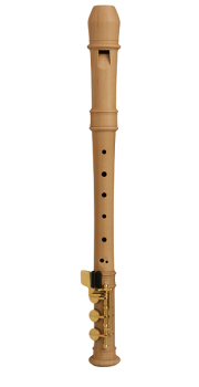 Modern Descant Recorder (B-foot) in Pearwood