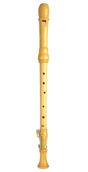 Denner Tenor Recorder (with double key) in Castello Boxwood