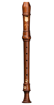 Denner-Edition Descant Recorder A-415 in Satinwood (stained)