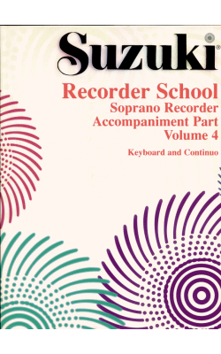 Recorder School Soprano Accompaniment Part Volume 4