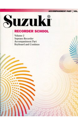 Recorder School Soprano Accompaniment Part Volume 2