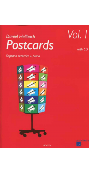 Postcards Vol 1 for Soprano Recorder and Piano (with CD)