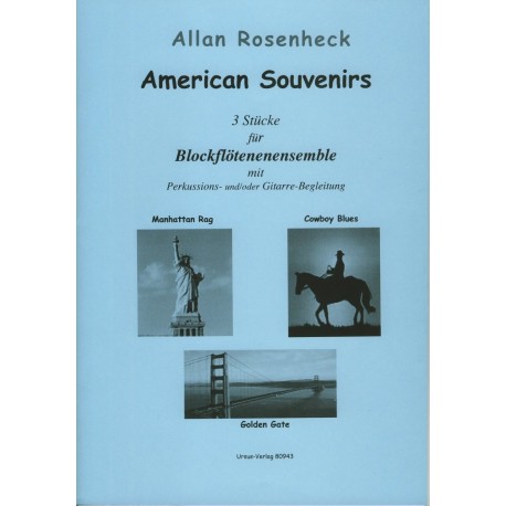 American Souvenirs Three studies for Recorder Ensemble