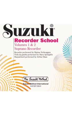 Suzuki Recorder School (Soprano Recorder) CD, Volume 1 & 2