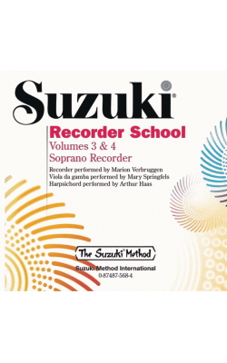 Suzuki Recorder School (Soprano Recorder) CD, Volume 3 & $