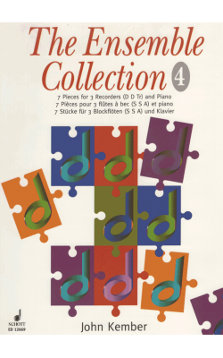 The Ensemble Collection 7 Pieces for 3 Recorders and Piano
