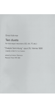 Ten duets "Zweyte Sammlung" opus 25, Vienna 1830