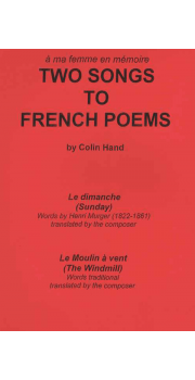 Two Songs to French Poems