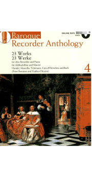 Baroque Recorder Anthology Volume 4 (with Online Audio)