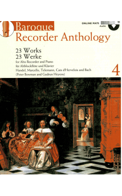 Baroque Recorder Anthology Volume 4 (with Online Audio)