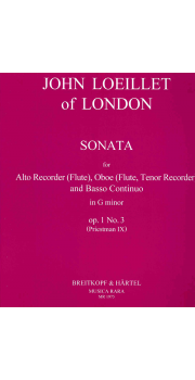 Sonata in G Minor Op 1 No3
