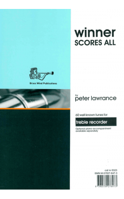 Winner Scores All - 60 Well Known Tunes for Treble Recorder