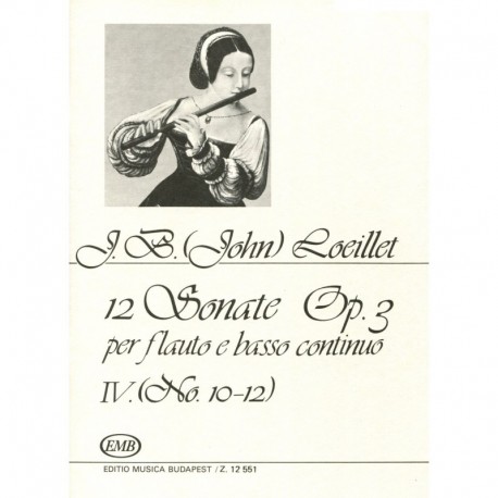 12 Sonatas Op 3, Volume 4, No 10-12