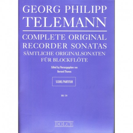 Complete Original Recorder Sonatas