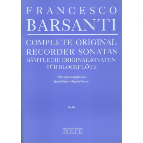 Complete Original Recorder Sonatas