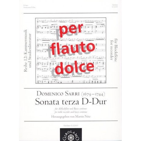 Sonata no 3 in D Major
