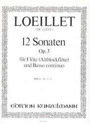 12 Sonatas Op 3 Book 1 No 1-3