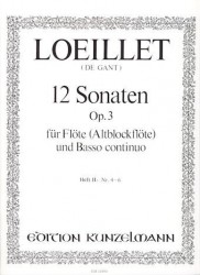 12 Sonatas Op 3 Book 2 no 4-6