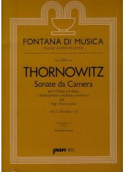 Sonata da Camera Vol 1 Sonatas 1-3