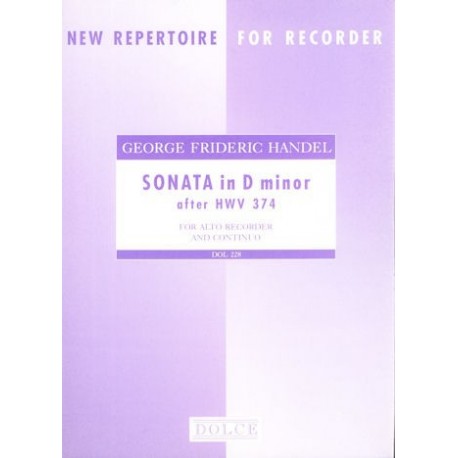 Sonata in d minor after HWV374