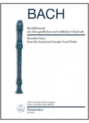 Recorder Solos from the Sacred and Secular Vocal Works