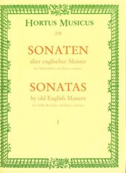 Sonatas by Old English Masters Vol I