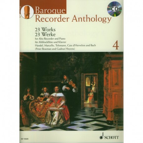 Baroque Recorder Anthology Volume 4 (with CD)