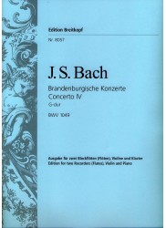 Brandenburg Concerto No 4 BWV1049