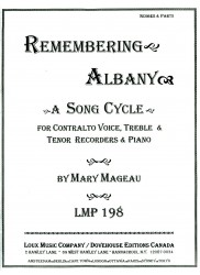 Remembering Albany - A Song Cycle