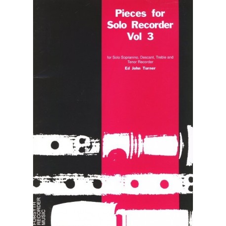Pieces for Solo Recorder Volume 3