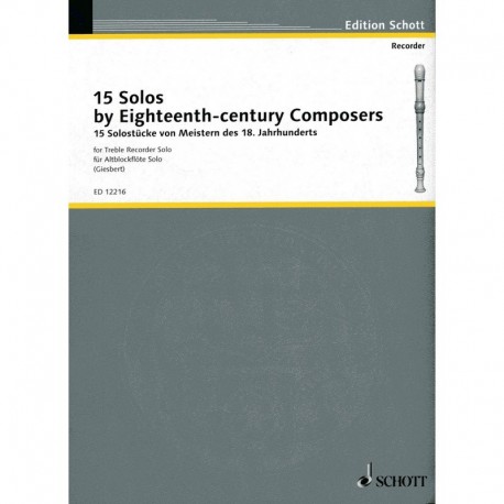 15 Solos by 18th Century Composers