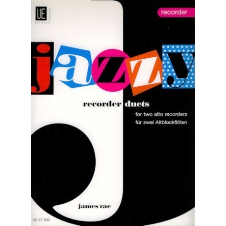 Jazzy Recorder Duets for Two Alto Recorders
