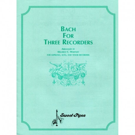 Bach For Three Recorders