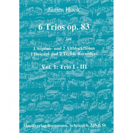 6 Trios (Op 83): Vol 1